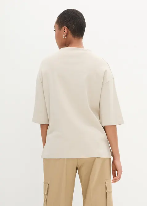 Maglia oversize in puro cotone biologico, bonprix
