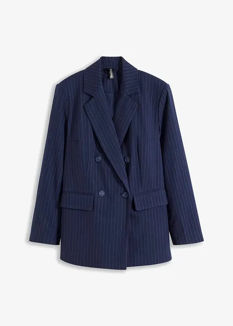 Blazer doppiopetto in misto viscosa, bonprix