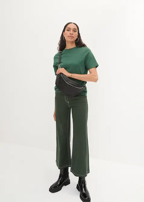 T-shirt in puro cotone biologico pesante, bonprix