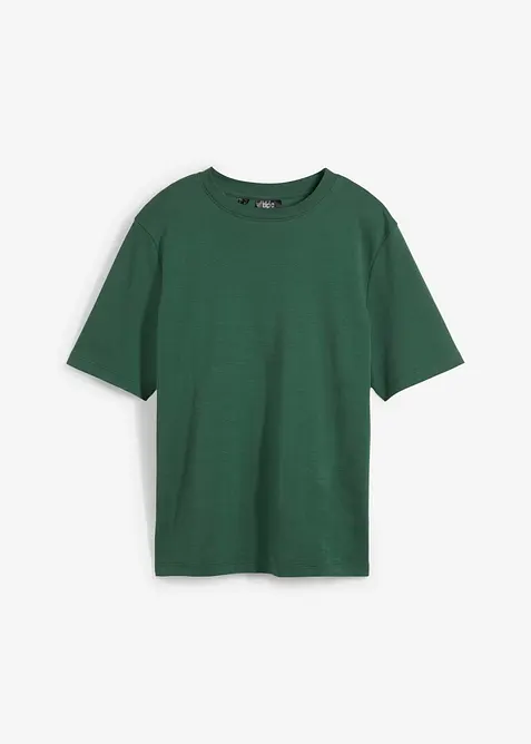 T-shirt in puro cotone biologico pesante, bonprix