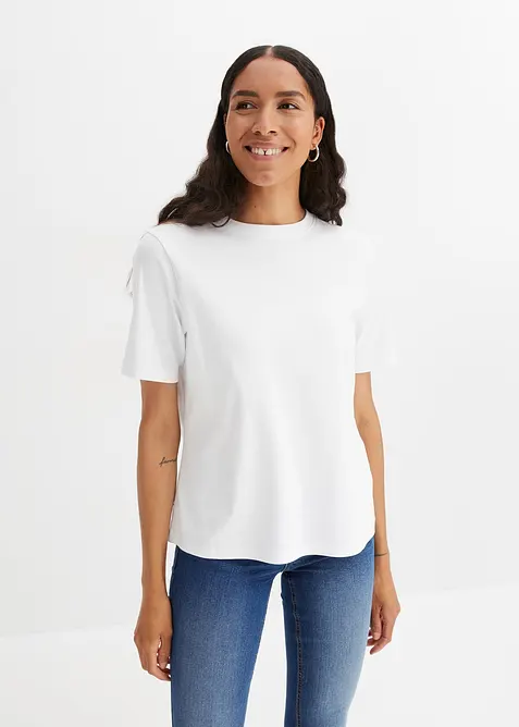 T-shirt in puro cotone biologico pesante, bonprix
