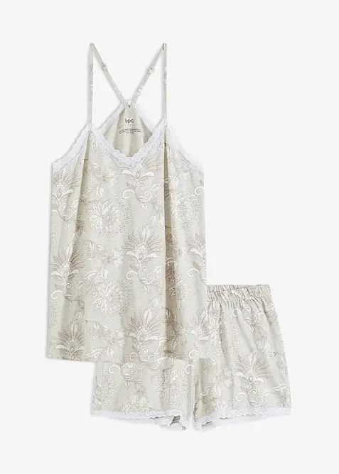 Pigiama estivo in cotone, bonprix