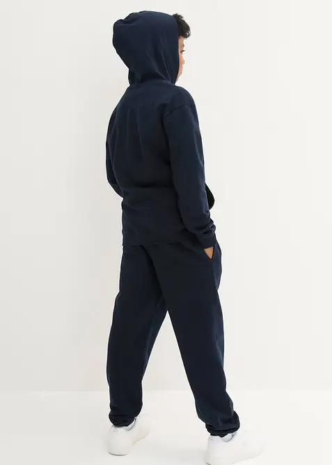 Felpa e pantaloni in cotone morbido (set 2 pezzi), bonprix