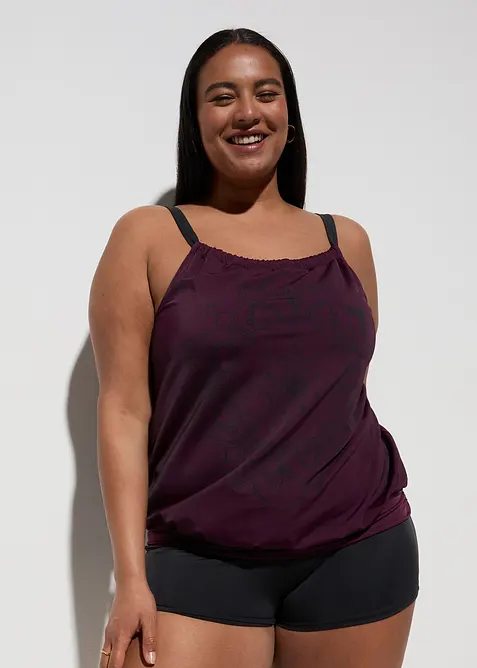 Tankini oversize (set 2 pezzi), bonprix