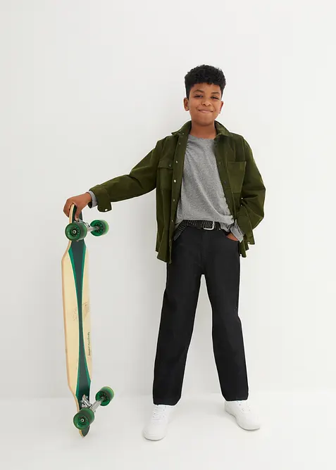 Jeans con vita regolabile extra loose fit, straight, bonprix