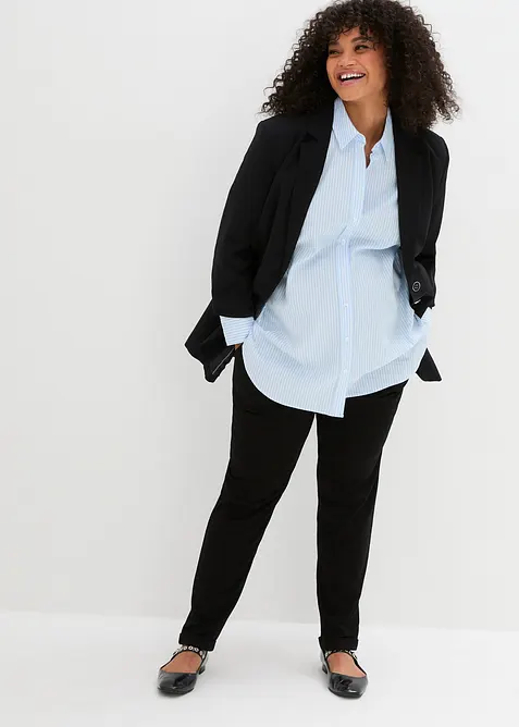 Pantaloni pr&eacute;maman elasticizzati in punto di Roma, bonprix