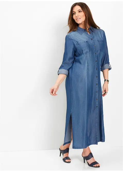 Abito chemisier in TENCEL&trade; Lyocell, bonprix