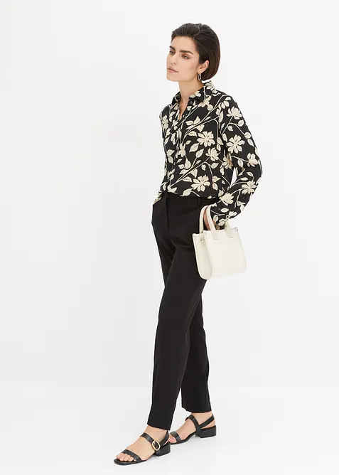 Camicetta in chiffon fantasia, bonprix