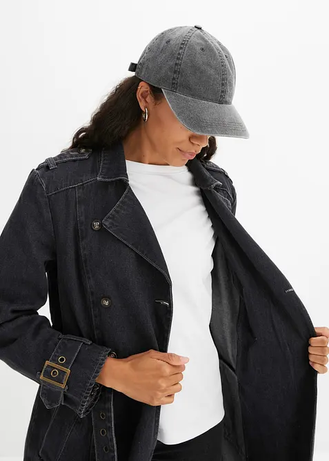 Cappello con visiera 100% cotone, bonprix