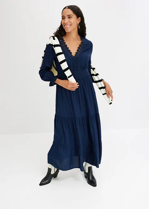 Abito lungo in pura viscosa, bonprix