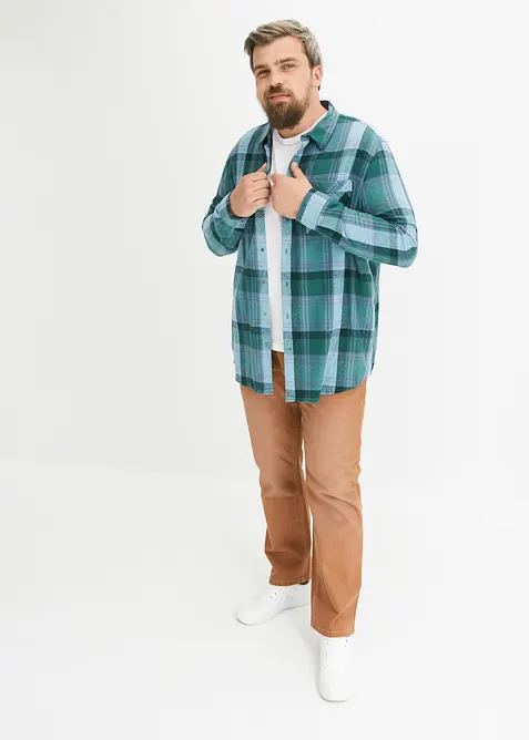 Camicia in flanella di puro cotone, bonprix