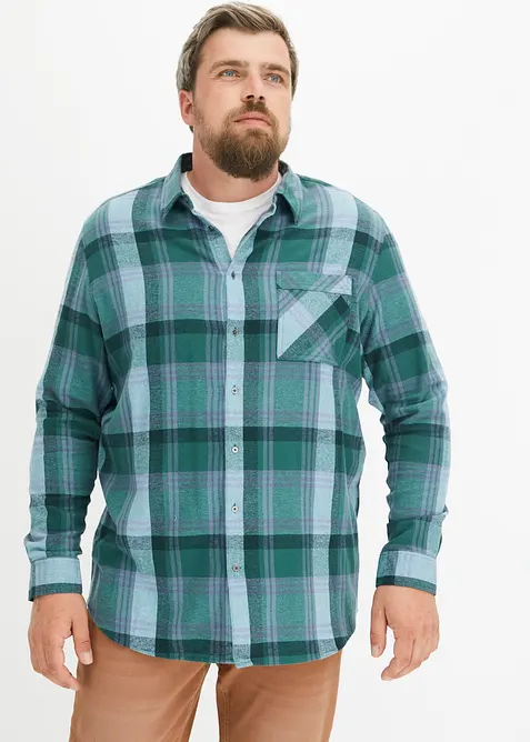Camicia in flanella di puro cotone, bonprix
