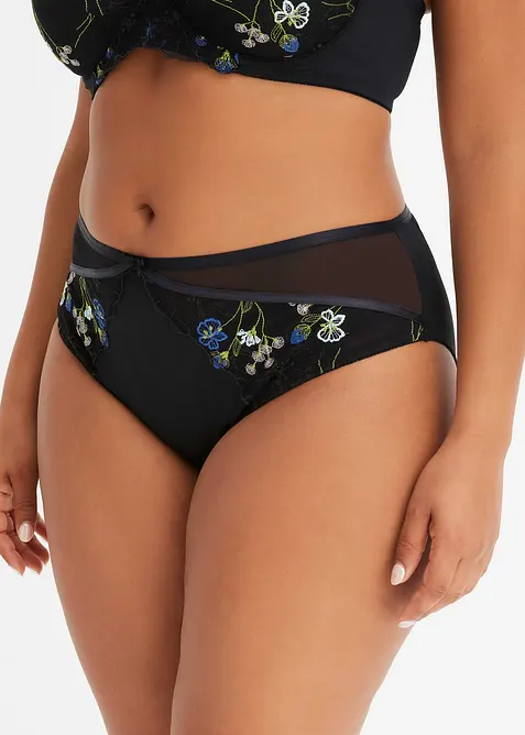 Slip alto con ricami, bonprix