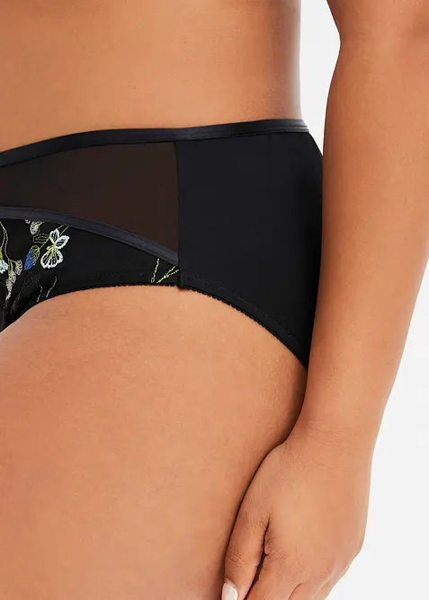 Slip alto con ricami, bonprix