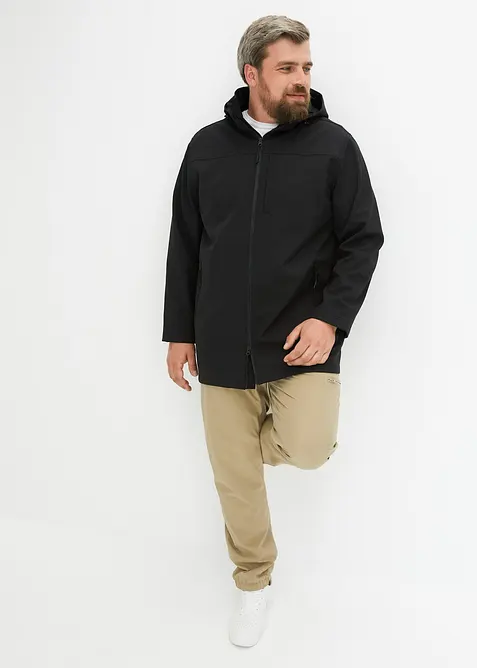 Parka in softshell con cappuccio staccabile, bonprix