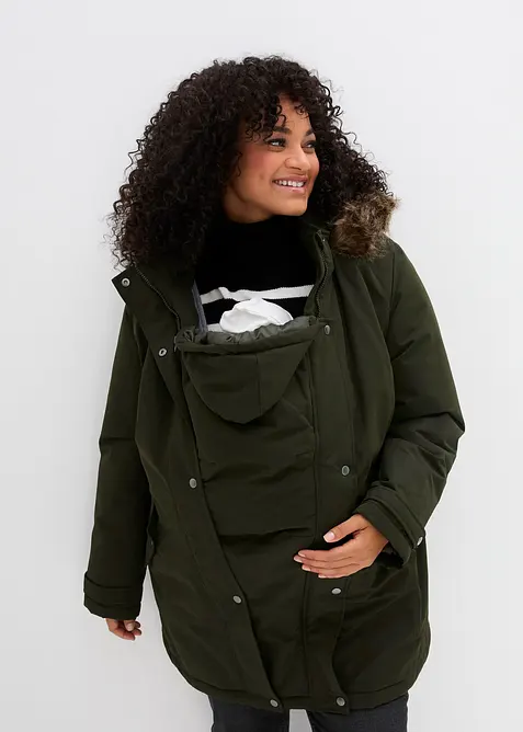 Giacca pr&eacute;maman 3 in 1 con inserto babywearing, bonprix