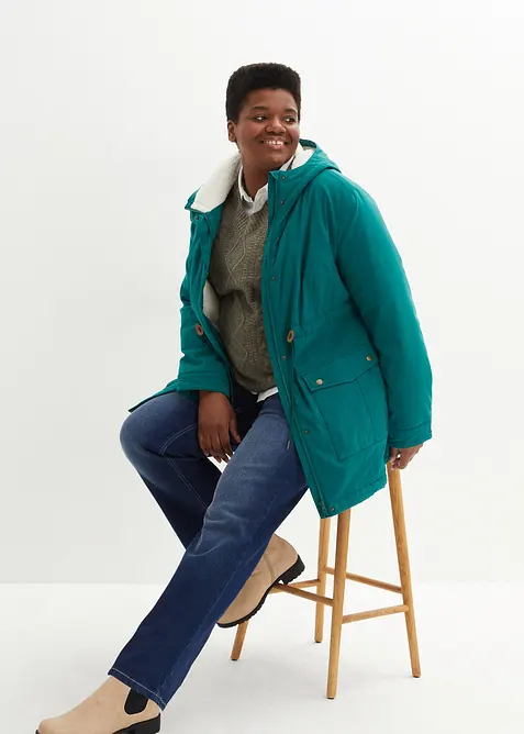 Cappotto prémaman imbottito 3 in 1 di media pesantezza con inserto babywearing, bonprix