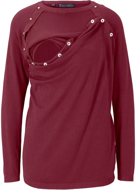 Maglione prémaman / da allattamento 2 in 1 in filato fine, bonprix