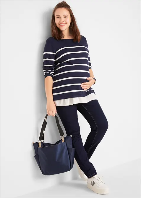 Maglione prémaman / da allattamento leggero 2 in 1, bonprix