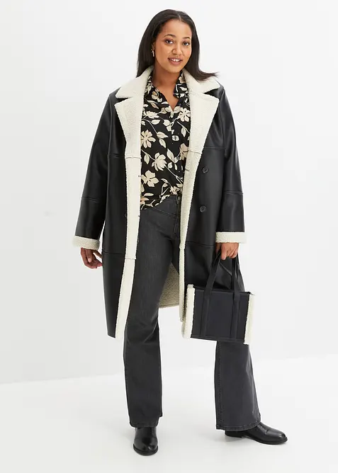 Giaccone in montone sintetico, bonprix