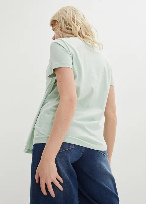 Maglia pr&eacute;maman / da allattamento 2 in 1 in cotone biologico (pacco da 2), bonprix