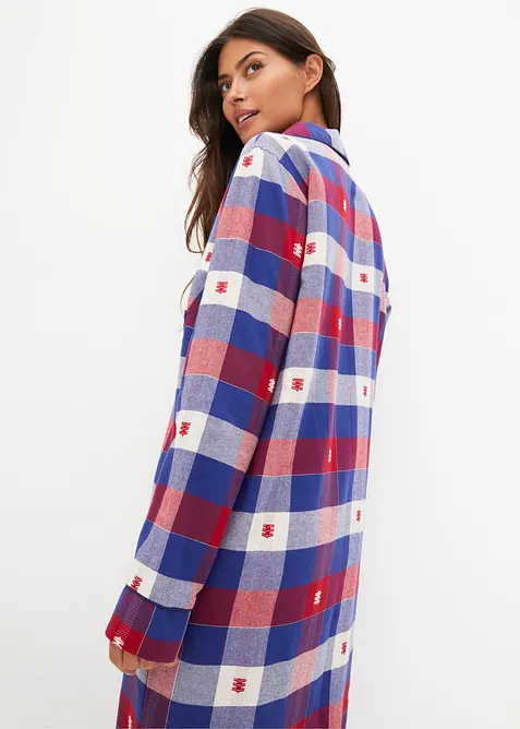 Camicia da notte in tessuto con bottoni, bonprix