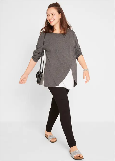 Completo pr&eacute;maman e per l'allattamento (set 2 pezzi), bonprix