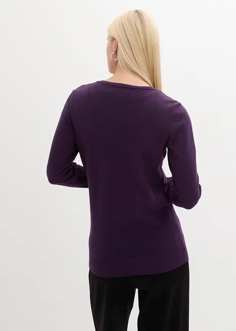 Cardigan in filato fine, bonprix