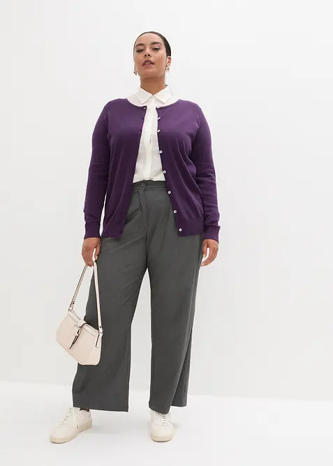 Cardigan in filato fine, bonprix