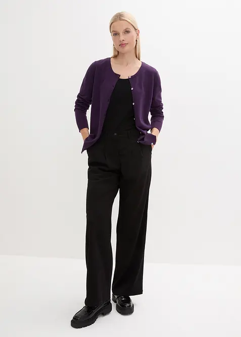 Cardigan in filato fine, bonprix