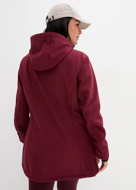 Softshell tecnico lungo con pile teddy, bonprix