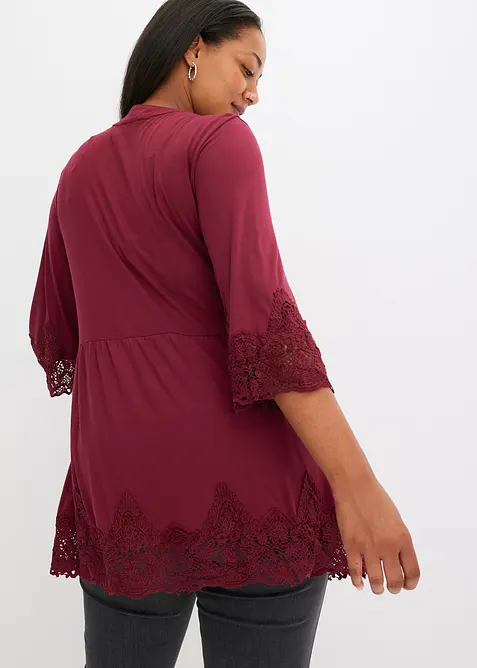 Maglia lunga in viscosa, bonprix