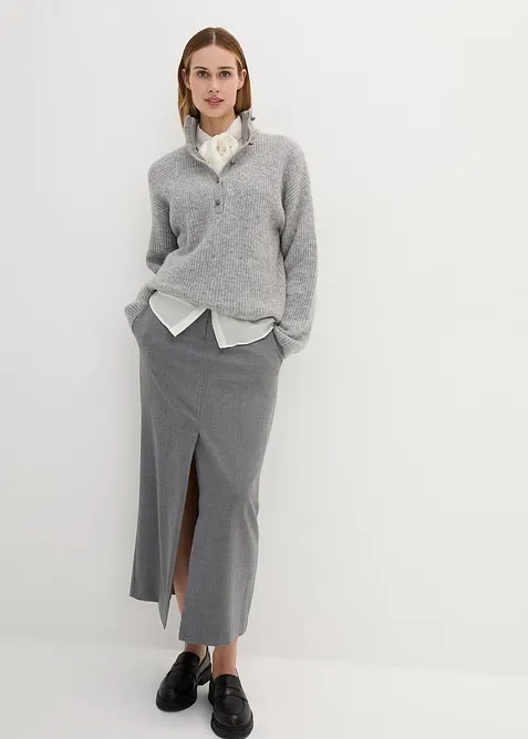 Maglione oversize con lana di alpaca, bonprix