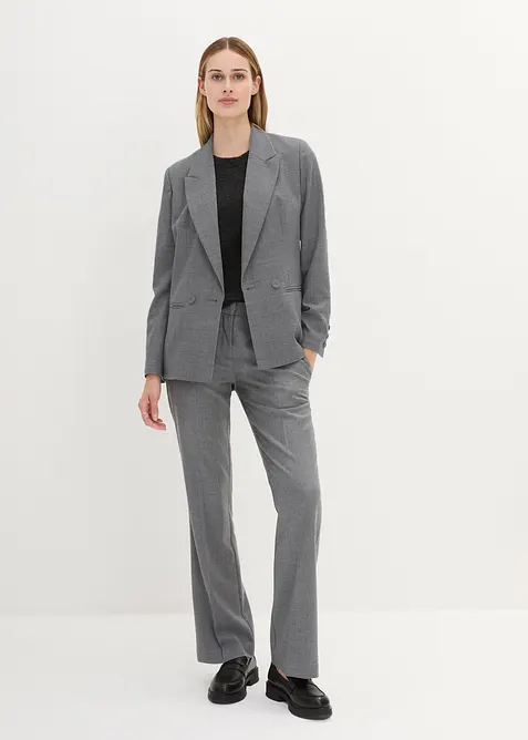 Blazer doppiopetto in misto lana, bonprix