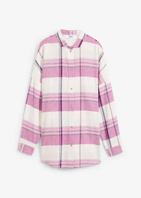 Camicia in flanella di puro cotone, bonprix