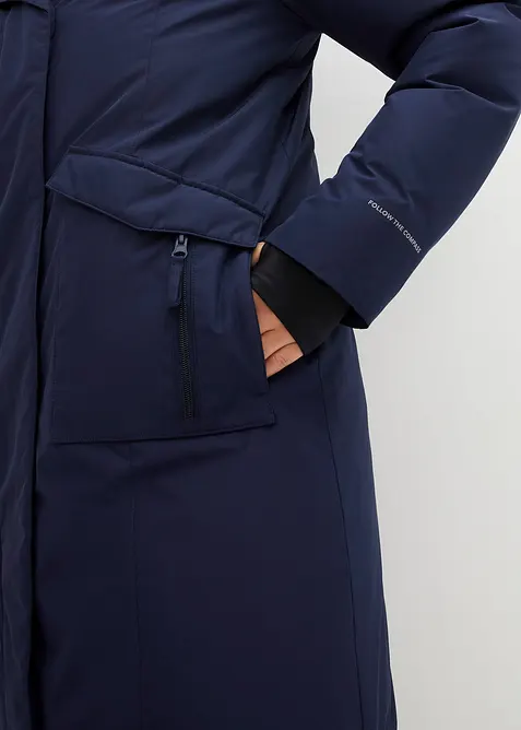 Piumino lungo con fodera soffice e funzione termoisolante, bonprix