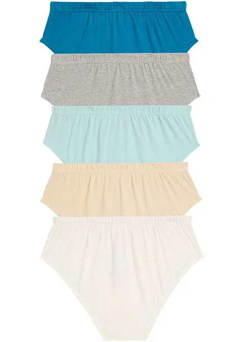 Slip con morbido cotone biologico (pacco da 5), bonprix