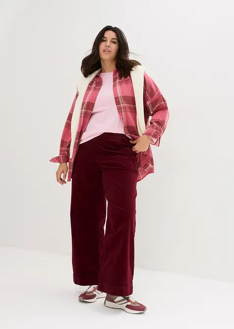 Camicia in flanella di puro cotone, bonprix