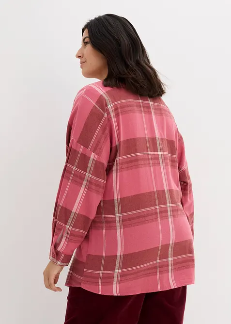 Camicia in flanella di puro cotone, bonprix