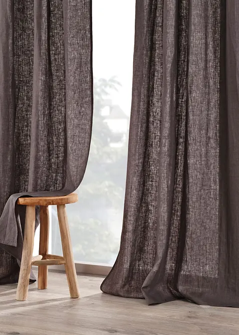 Tenda in lino (pacco da 1), bonprix