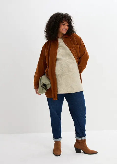 Maglione caldo prémaman / da allattamento, bonprix