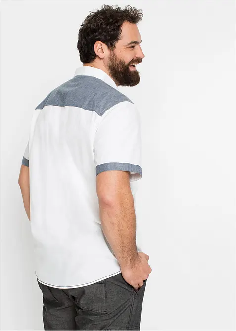 Camicia a maniche corte in puro cotone, bonprix