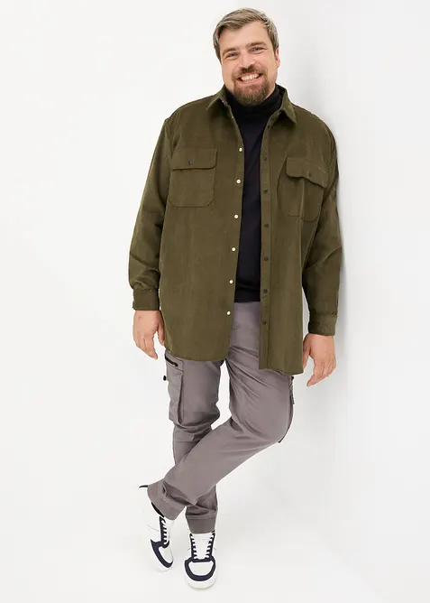 Pantaloni cargo elasticizzati con elastico in vita, regular fit, bonprix