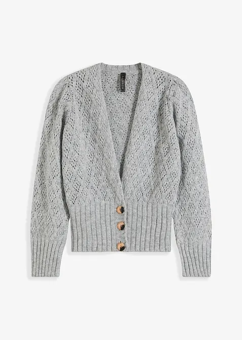 Cardigan in filato fine, bonprix