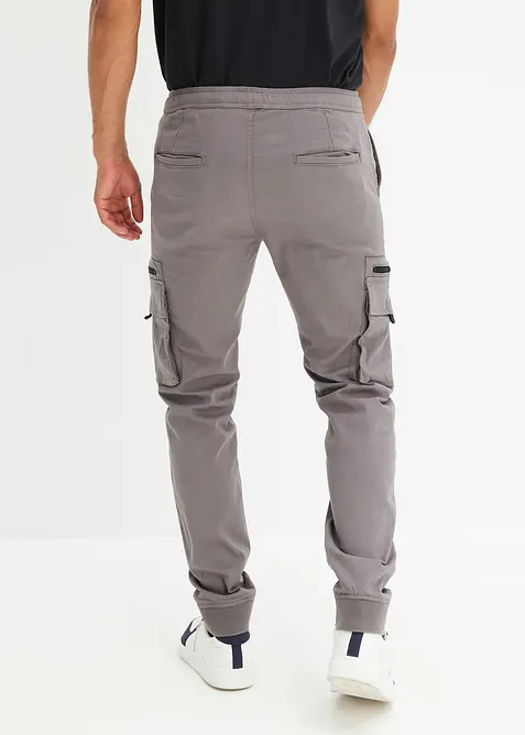 Pantaloni cargo elasticizzati con elastico in vita, regular fit, bonprix