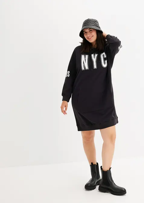 Abito in felpa di puro cotone biologico, bonprix