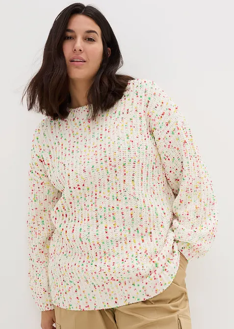 Maglione oversize in filato grosso, bonprix