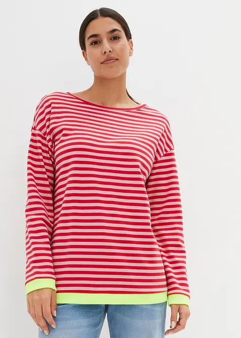 Maglia a maniche lunghe in cotone biologico, bonprix