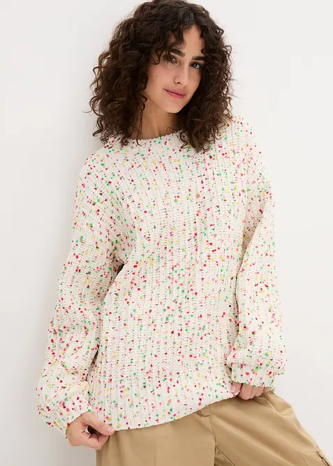 Maglione oversize in filato grosso, bonprix