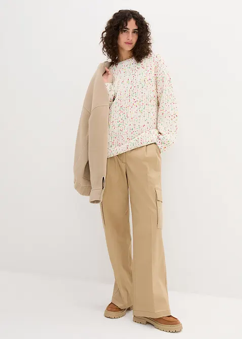 Maglione oversize in filato grosso, bonprix